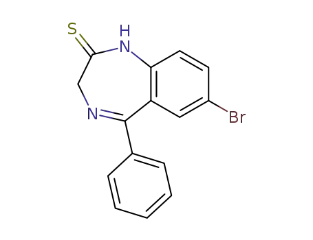 7-bromo-1,3-dihydro-5-phenyl-2H-1,4-benzodiazepine-2-thione